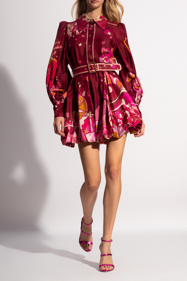 Zimmermann best sale burgundy dress